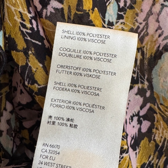 Free People Mabel Printed Blouse, Size XS - Picture 12 of 12